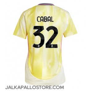 Juventus Juan Cabal #32 Vieraspaita Naisten 2024-25 Lyhythihainen